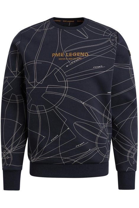 PME legend crewneck aop sweat